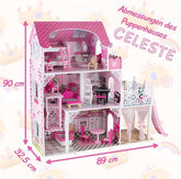 Princess Dollhouse Playset with Furniture & Slide